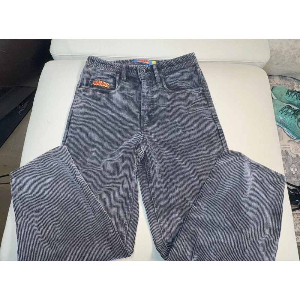 Women's size 28 Empyre corduroy gray pants. EUC.